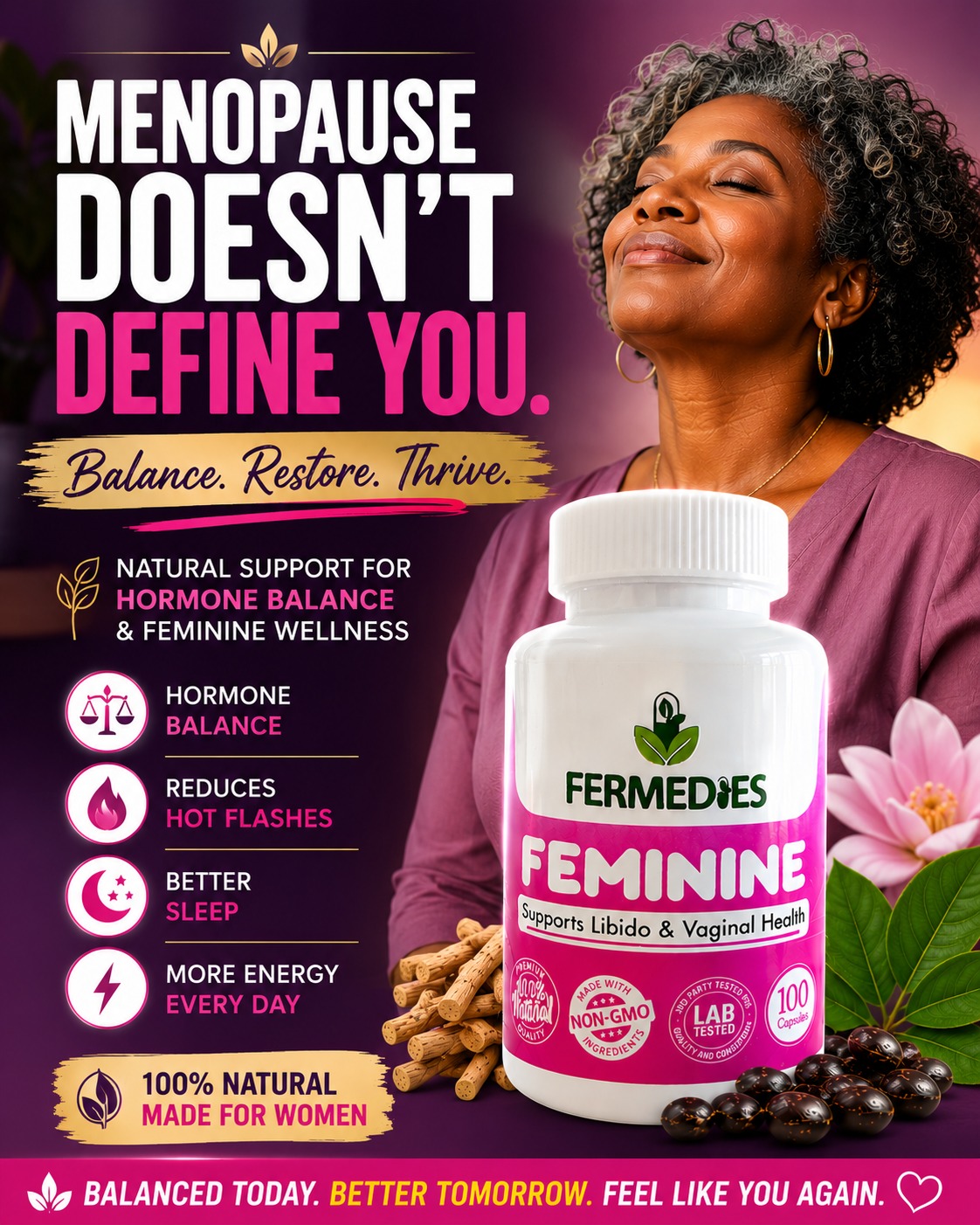 Feminine Product Bottle